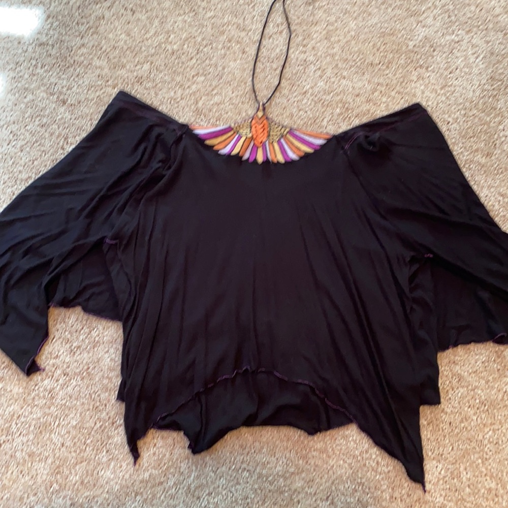 Halter off the shoulder top